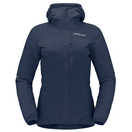 Geacă femei Norrona falketind aero60 Zip Hood albastru închis Indigo Night