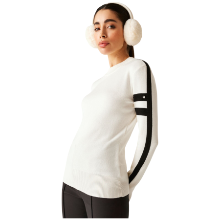 Hanorac femei Dare 2b Diamant Midlayer alb/negru Egret/Black