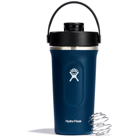 Sticlă termică Hydro Flask 24 Oz Insulated Shaker (710 ml) albastru închis