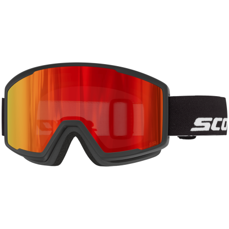 Ochelari de schi Scott Goggle Trace Pro Compact negru/roșu black/red chrome S3