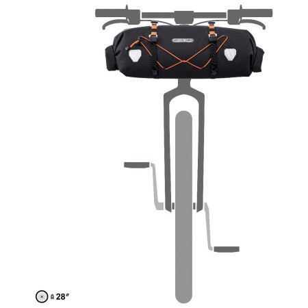 Geantă pentru ghidon Ortlieb Handlebar-Pack Flex