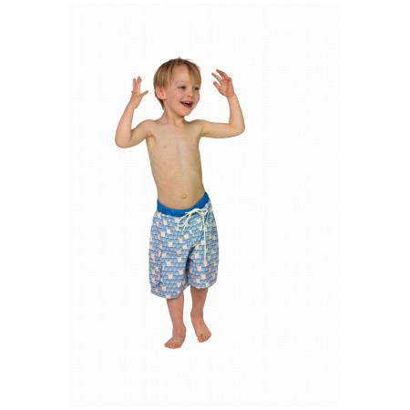 Costum de baie copii DucKsday Manta Boardshort Boy albastru/alb Blue/Off White