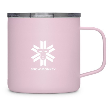 Cană termică Snow Monkey Booster roz lila