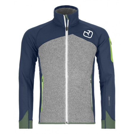 Geacă bărbați Ortovox Fleece Plus Jacket M albastru închis