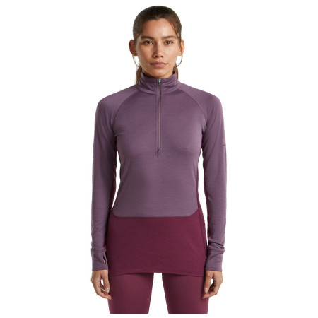 Tricou funcțional femei Icebreaker Women Mer 200 ZoneKnit LS Half Zip