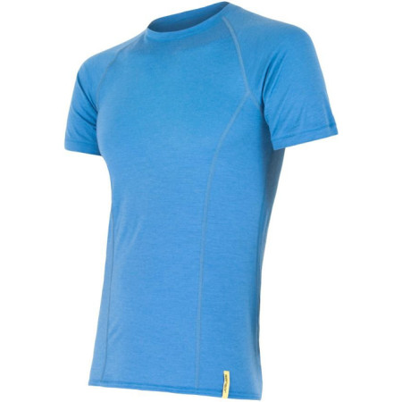 Tricou funcțional bărbați Sensor Merino Wool Active mânecă scurtă albastru
