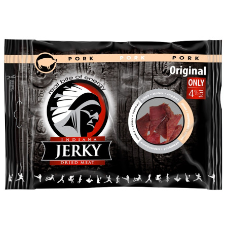 Carne uscată Indiana Jerky de porc 100g