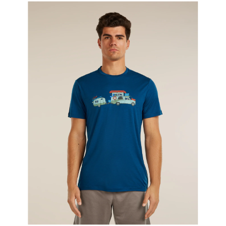 Tricou funcțional bărbați Icebreaker Men Merino 150 Tech Lite SS Tee Transportage