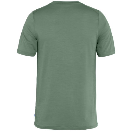 Tricou bărbați Fjällräven Abisko Wool Logo SS M