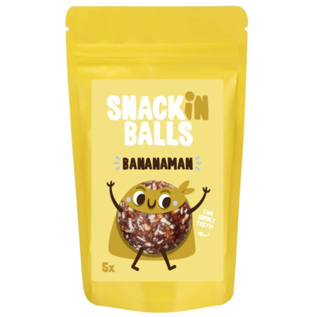 Nutriție sportivă SNACKin BALLS Bananaman 65 g