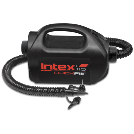 Pompă electrică Intex Quickfill 230 V a 12 V negru black