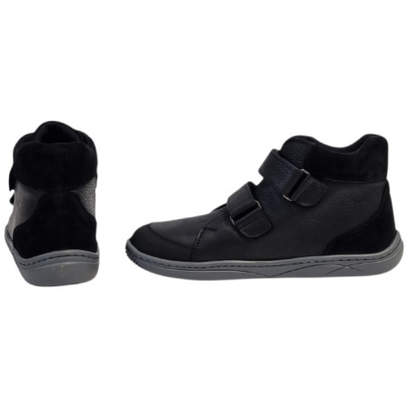 Încălțăminte barefoot pentru copii beBare 3602SA Black