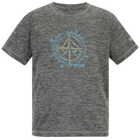 Tricou copii Regatta Alvarado Black Marl gri Black Marl