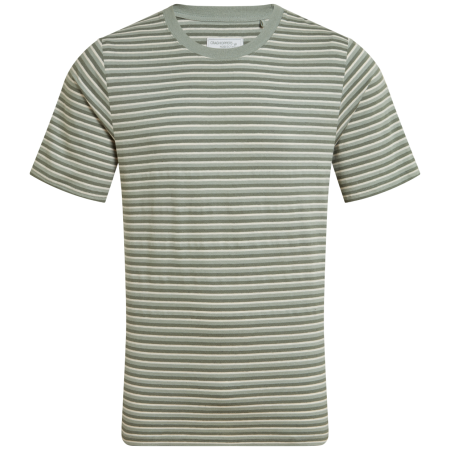 Tricou Craghoppers Buffon Short Sleeved T-Shirt verde LcnGrnStripe