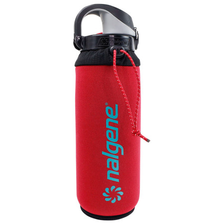 Husă pentru sticlă Nalgene Sleeve 24oz roșu Red Bud 2355-0020