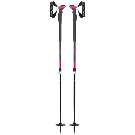 Bețe de trekking femei Leki Aergonlite 2 Lady negru/roz DarkanthraciteBerryWhite