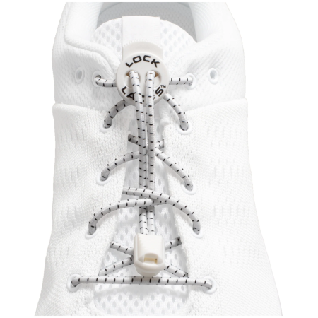 Șireturi încălțăminte Lock Laces Original alb White