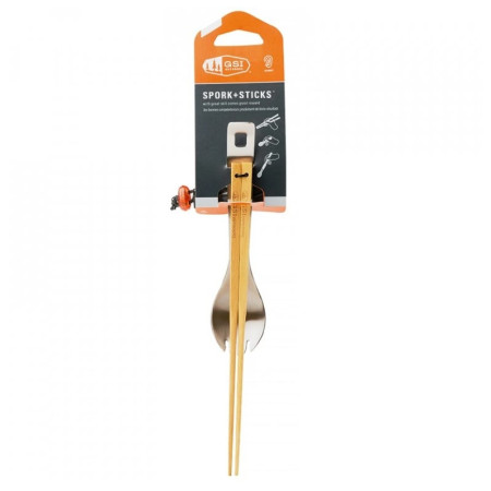 Lingură - furculiță GSI Outdoors Glacier Stainless Spork & Sticks