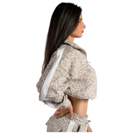 Hanorac femei Nebbia Half-Zip Leopard Sweatshirt Primal