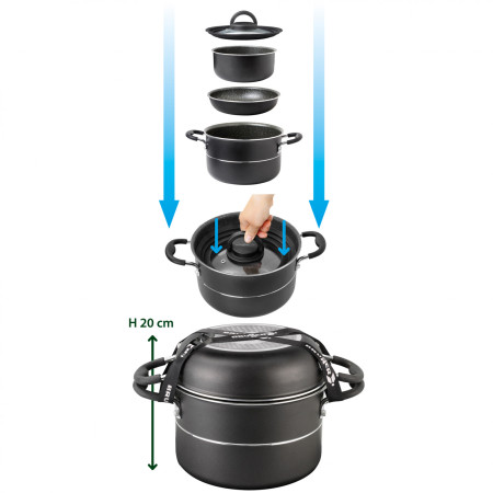 Set vase Brunner Pirate NG 7+1 - 24 cm