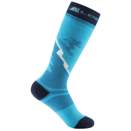 Șosete copii Alpine Pro Skyro Blue albastru MODRÁ