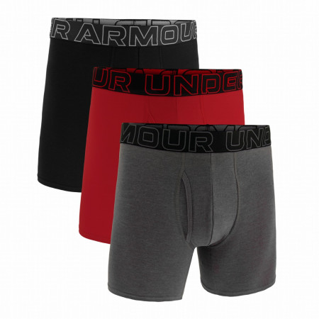 Boxeri bărbați Under Armour M UA Perf Cotton 6in gri/negru GRY