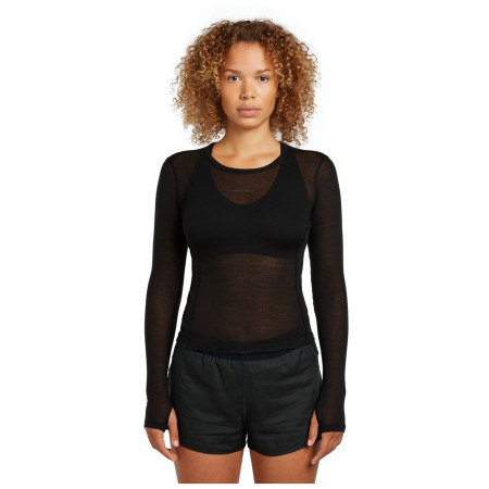 Tricou femei Icebreaker Women Merino Blend 75 Cool-Lite™ Featherlight™ LS Crewe