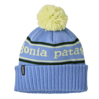 Căciulă copii Patagonia K's Powder Town Beanie albastru Park Stripe: Diver Blue