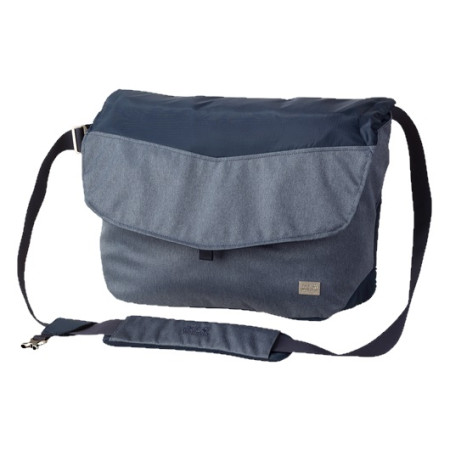 Geantă pe umăr Jack Wolfskin Wool Tech Messenger albastru