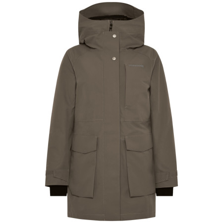 Geacă de iarnă tip parka femei Didriksons Harriet Wns Parka maro Mocha Brown
