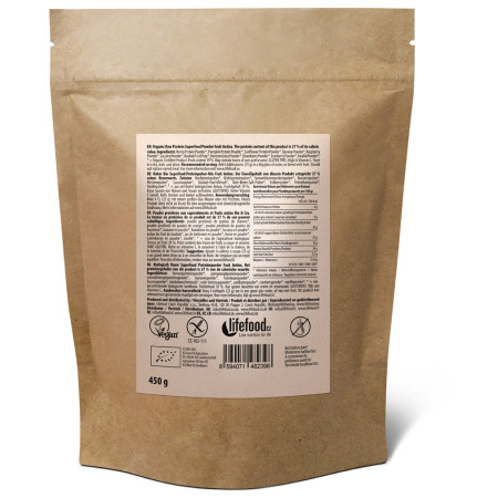 Pudră proteică Lifefood PROTEIN BIO RAW ovocný 450g