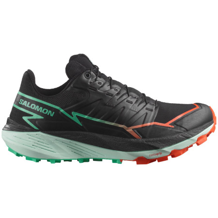 Încălțăminte femei Salomon Thundercross negru Black / Cherry Tomato / Electric Green