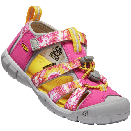 Sandale copii Keen Seacamp II CNX JR roz/gri multi/keen yellow