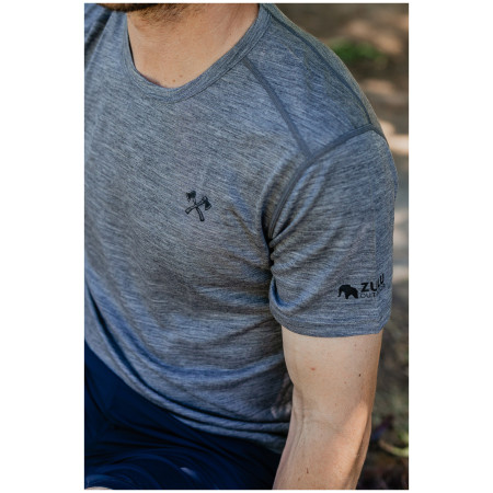 Tricou bărbați Zulu Merino Timber 160 Short Comfy