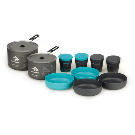 Set vase Sea to Summit Alpha Set 4.2 gri/albastru