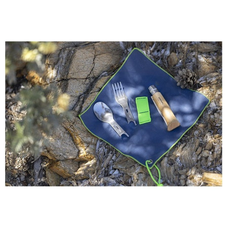 Tacâm Opinel Picnic Plus cu furculiță/linguriță/șervețel