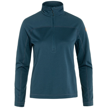 Hanorac femei Fjällräven Abisko Lite Fleece Half Zip W albastru