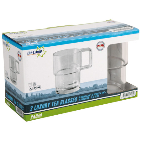 Pahare de ceai Bo-Camp Tea glass polycarbonate 2 ks