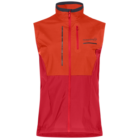 Vestă femei Norrona senja aero90 Vest roșu Arednalin
