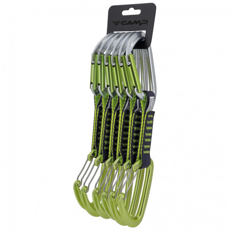 Buclă echipată Camp Orbit Mixed Express 6 Pack 11 Cm verde