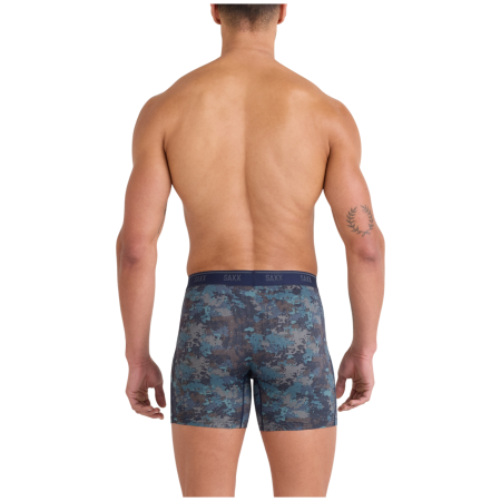 Boxeri bărbați Saxx Quest Quick Dry Mesh Boxer Brief Fly 2Pk