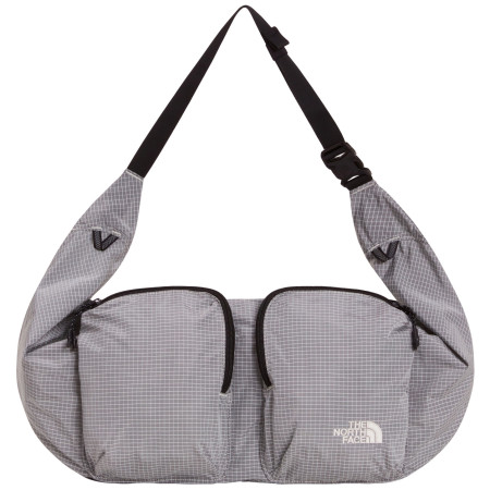 Geantă de umăr The North Face Never Stop Utility Sling gri Cumulus Cloud
