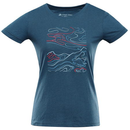 Tricou femei Alpine Pro Nega 2 albastru moroccan blue
