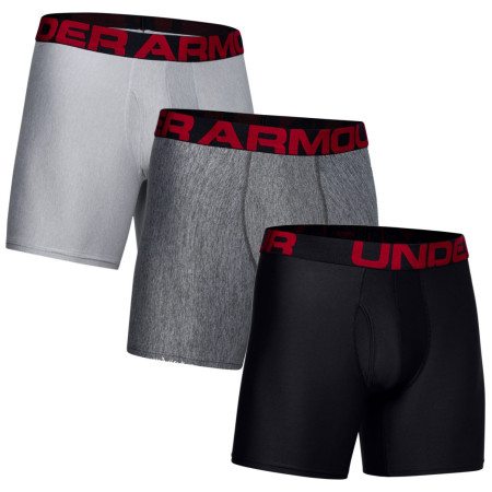 Pánské boxerky Under Armour Tech 6In 3 Pack gri/negru