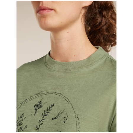 Tricou femei Icebreaker Merino 150 Tech Lite SS Crop Tee Seed Story