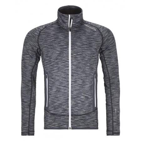 Geacă bărbați Ortovox Fleece Space Dyed Jacket negru