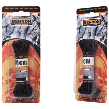 Șireturi pentru încălțăminte Bennon Laces Black Box 90 cm