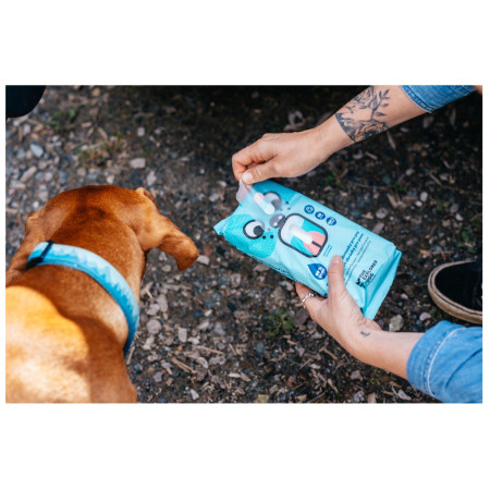 Șervețele umede pentru câini Explorer Dog Șervețele umede naturale pentru căței 40 ks