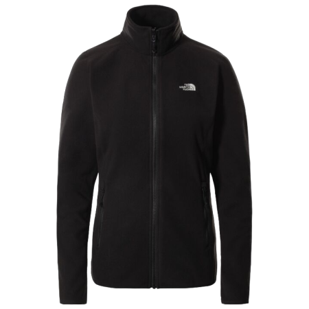 Hanorac femei The North Face W 100 Glacier Fz negru