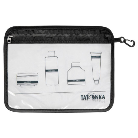 Geantă cosmetică Tatonka Zip Flight Bag A5 negru black